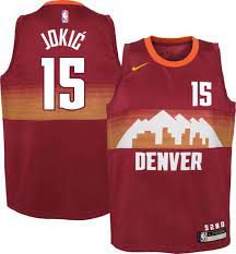 The rainbow city edition jersey is what the team wore in the 80s, and it's still proving to be a fan favorite. Nike Youth 2020 21 City Edition Denver Nuggets Nikola Jokic 15 Dri Fit Swingman Jersey Dick S Sporting Goods