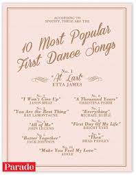 The 10 Most Popular Wedding First Dance Songs In The World First Dance Wedding Songs Best First Dance Songs Best Wedding Songs