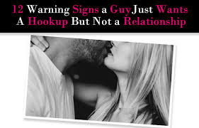I think it is a cover euphemism for something less than permanent relationship. 12 Warning Signs A Guy Just Wants A Hookup But Not A Relationship A New Mode