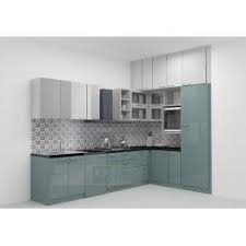 Moosomin L Shaped Kitchen With Laminate Finish Kitchen Wardrobe Design L Shaped Modular Kitchen Kitchen Laminate Color