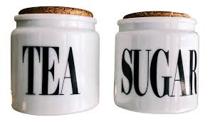However, when unpacking (packed very well by the way) i came across a little piece of paper tucked in between the last two. Vintage Milk Glass Sugar Tea Canister Jars A Pair Chairish