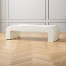 At 52 long, this is the longest size coffee table added to the range. Horseshoe Ivory Lacquered Linen Rectangular Coffee Table Cb2 Havenly