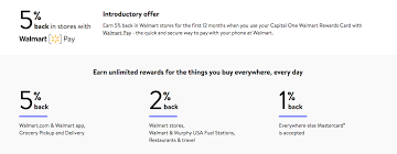 Walmart and capital one offer two credit cards: Capital One Walmart Rewards Credit Card One Mile At A Time