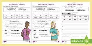 Fun esl modal verbs of ability activities, games and worksheets to help you teach your students: Modal Verbs Gap Fill Differentiated Worksheet Teacher Made