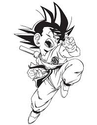 Goku super saiyan coloring page. Dragon Ball Z Coloring Pages Free Printable Coloring Pages