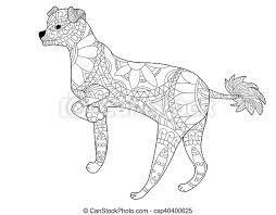 Free german shepherd coloring page download. Chinese Crested Dog Coloring Vector For Adults Chinese Crested Dog Coloring Book For Adults Vector Illustration Anti Stress Canstock
