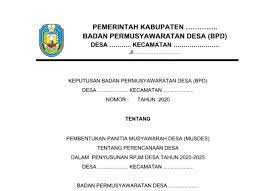 Sk pembentukan panitia pelaksana kegiatan sosialisasi konvensi hak anak. Surat Keputusan Sk Bpd Tentang Panitia Pelaksana Kegiatan Musyawarah Desa Musdes
