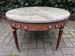 Shop for a glass and metal vintage coffee table with old hollywood glamor or choose a distressed piece for a farmhouse primitive feel. Louis Xvi Style Coffee Table Glantiques Recent Added Items European Antiques Decorative
