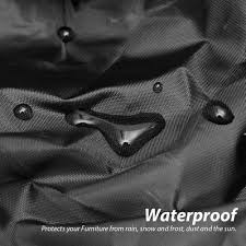 Furniture chairs rattan garden patio outdoor dining coffee bistro chairs. Idwoi Patio Furniture Covers Garden Furniture Covers Rectangular Garden Table Cover Waterproof Oxford Fabric Protective Cover Black Durable Size 120 120 74cm Tables Patio Lawn Garden One Acleaning Com