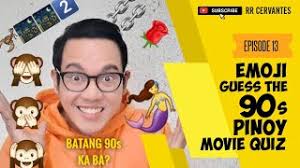 It's like the trivia that plays before the movie starts at the theater, but waaaaaaay longer. Emoji Guess The 90s Pinoy Movie Quiz Filipino Movies Of 1990s For The Titos And Titas Of Manila Youtube
