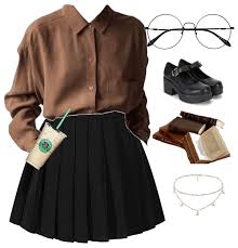Modernised Dark Academia Outfit Shoplook Aesthetic Clothes Nerd Outfits Cool Outfits _the dark academia aesthetic_ is an aesthetic inspired by old literature.
