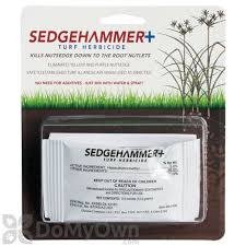 There are two products available to the home owner that supposedly kill it. Sedgehammer Herbicide Nutsedge Control Fast Free Shipping Domyown Com