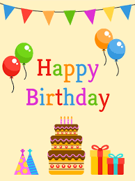 Happy Birthday Greeting Card For Kids Fun Birthday Party Card For Kids Birthday Greeting Cards By Davia Birthday Wishes For Kids Kids Birthday Cards Free Birthday Greetings
