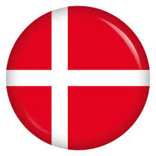 Die dänische flagge, auch dannebrog (seltener auch danebrog), zeigt ein weißes kreuz auf rotem grund. Button Danemark Flagge Button Online Shop Kiwikatze