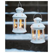 Rotera Lantern For Tealight Indoor Outdoor White Ikea Ikea Candles Lanterns Decor Ikea Lanterns