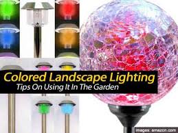 Tips On Using Colored Landscape Lighting In The Garden