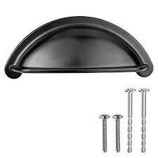 Buy cabinet cup pulls and get the best deals at the lowest prices on ebay! Black Kitchen Cabinet Pulls New 3 Inch Bin Cup Drawer Handles 10 Pack Of Kitchen Cabinet Hardware Walmart Canada
