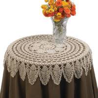 This tablecloth will add visual interest and texture any table. Free Crochet Patterns For Round Table Tablecloths Oombawka Design Crochet