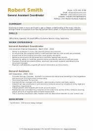 Sample resume for an executive assistant. General Assistant Resume Samples Qwikresume