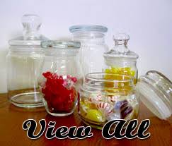 The new candy jar containers are made of clear glass. Glass Candy Storage Jars For Corporate Restaurant Use At Discount Wholesale Prices