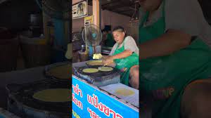Making Thai Desserts Making The Pancake For Thai Silk Candy Step 3 Youtube Thai Thai Dessert Desserts