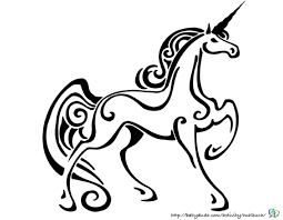 Mandala Vorlagen Von Einem Einhorn Gratis Malvorlage Für