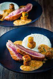 Deconstructed Thai Duck Curry With Pineapple Recipe Duck Curry Duck Recipes Red Duck Curry