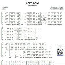 Bapa Kami Sabah Malaysia In 2021 Pianika Lagu Pujian Not Musik