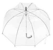 Totes Bubble Rain Umbrella Clear
