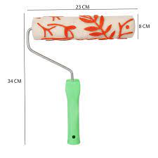 Greek art 7 diy patterned paint roller reates a unique finish on walls and ceilings in minutes, rolls over fresh textured surfaces to provide a . J P Spring Design Pattern Roller For Texture Wall Painting 9 Inches Orange And White Amazon In Home Improvement