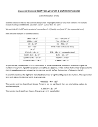 Most numbers have uncertainties associated with them. Scientific Notation Significant Figures