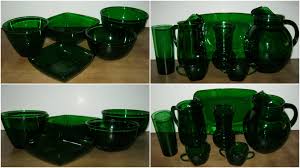 Us $24.50 13d 10h 22m. Anchor Hocking Vintage Forest Green Glassware 167 Pc Set Punch Bowl Sold For 75 Carol Smith S Asset Salescarol Smith S Asset Sales