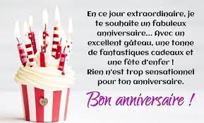 Belle Carte Pour Souhaiter Bon Anniversaire Birthday Wishes Messages Happy Birthday
