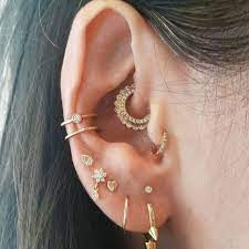 On Adooooore Cool Ear Piercings Earings Piercings Constellation Piercings