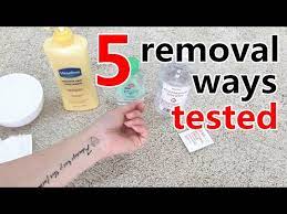 After that you can start rubbing the cotton ball on your tattoo. How To Apply Remove Temporary Tattoos 5 Removal Ways Tested Youtube