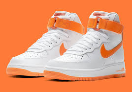 Nike Air Force 1 High Orange 334031 109 Release Info Sneakernews Com Nike Air Shoes Jordan Shoes Girls Sneakers