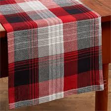 36 Red Black And White Plaid Table Runner Fall Christmas Cabin Home Decor Red Christmas Decor Christmas Table Cloth White Christmas Decor