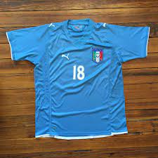 Baby Blue Italia Soccer Jersey Size Xxl Fits Like Depop