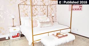 Diy king upholstered canopy bed tutorial. A Penthouse Made For Instagram The New York Times