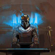 Eli Hyder On Instagram The Mandalorian S Armorer Has One Of The Best Helmets In The Game Bigeswallz Star Wars Art Star Wars Episodes Star Wars Wallpaper