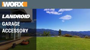 Landroid Garage Worx Landroid Robotic Mower Youtube