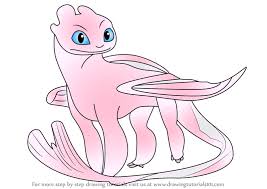 My attempt at redesigning the light fury from how to train your dragon! Learn How To Draw Light Fury From How To Train Your Dragon 3 How To Train Your Dragon 3 Step By Step Drawing Tutorials