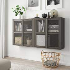 Ikea cabinet with mesh doors. Ivar Cabinet With Doors Gray Mesh Ikea