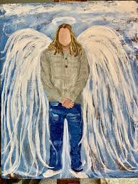 Memorial Gift Customized Art Angel Sympathy Gift Loss Of Etsy Memorial Gifts Loss Of Loved One Sympathy Gifts