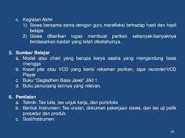 Yaiku tetembungan utawa ukara sing digunakake kanggo ngalembana. Pengembangan Rencana Pelaksanaan Pembelajaran Rpp Ppt Download