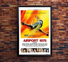 Airport 1975 - Charlton Heston - Vintage Classic Movie Poster – Lost Island  Trading Company