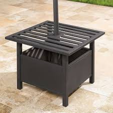 Umbrella Stand Side Table Patio Table Umbrella Patio Umbrella Stand Patio Side Table