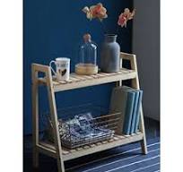 New Eco Friendly Waterproof OEM ODM Service Hot Price Selling for Export  NON-FOLDABLE a SHAPE 2-TIER SHELF Supplier