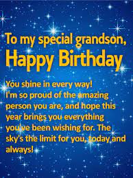 Rated 3.9 | 25872 views | liked by 100% users. Sparkle Birthday Cards For Grandson Birthday Greeting Cards By Davia Free Ecards