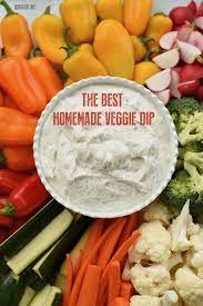The Best Veggie Dip Recipe Veggie Dip Healthy Veggie Dip Vegetable Dip Healthy